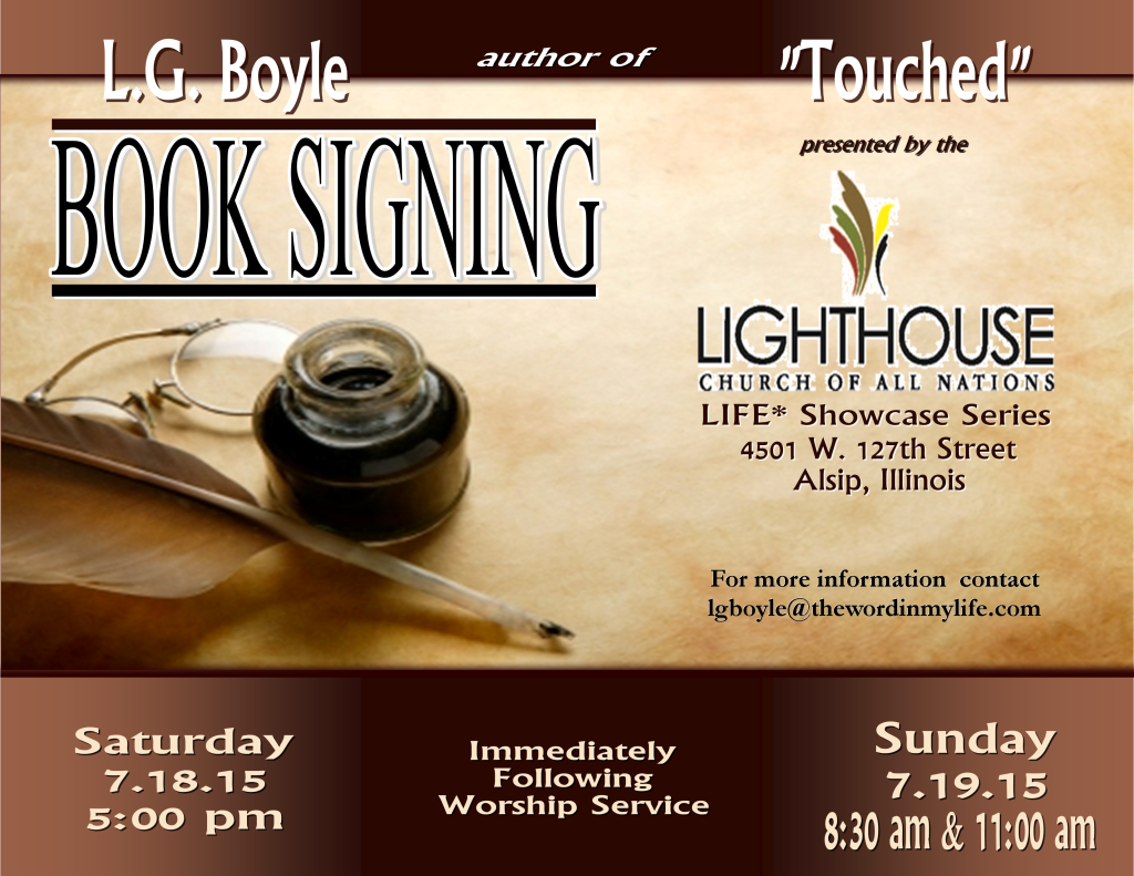 "Touched" Book Signing
